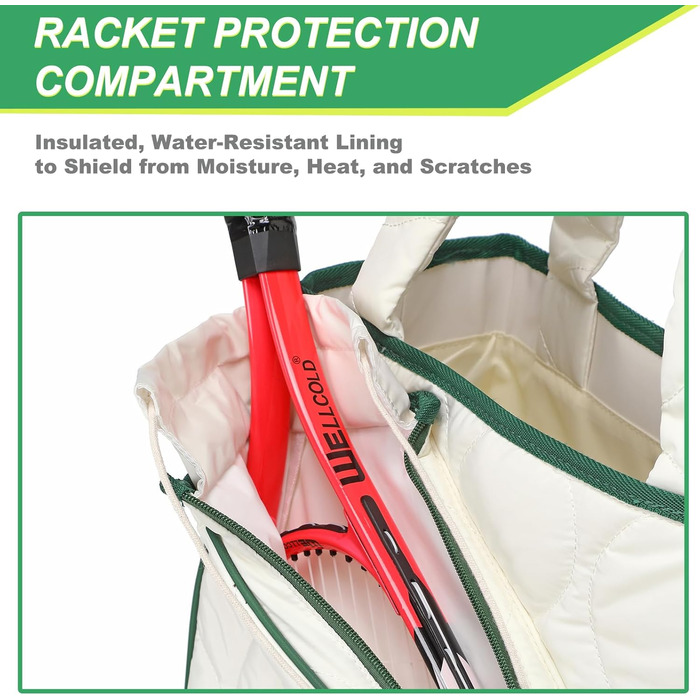 Спортивна сумка-рюкзак для тенісу та піклболу TILDOSAC 2-в-1 - водонепроникна, велика, для чоловіків та жінок