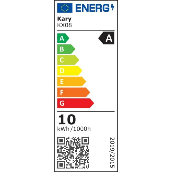 LED настільна лампа Kary з регулюванням яскравості та таймером, 40 см, 12 Вт - для роботи, навчання, читання, догляду за очима, дітей (чорний)