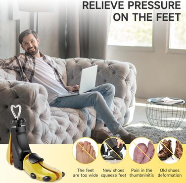 Exshoiu Boot Trees, Boot Shapers for Men and Women, Boot Stretcher, Boot Formers for Adjustable Width and Length, Adjustable Boot Shapers