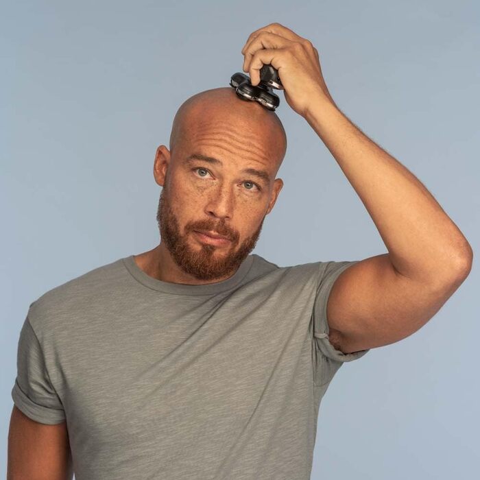 Електричний голкоструй Remington XR1501 для гоління голови: 5 голкових насадок, гоління 0,2 мм, тример, чорний