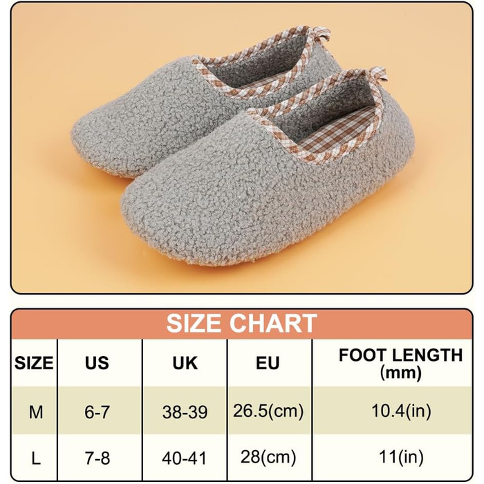 OFFCUP Теплі жіночі халати з меморі-піни: зимові халати, халати з бавовни, халати з плюшу, сірі, 37-38 розмір