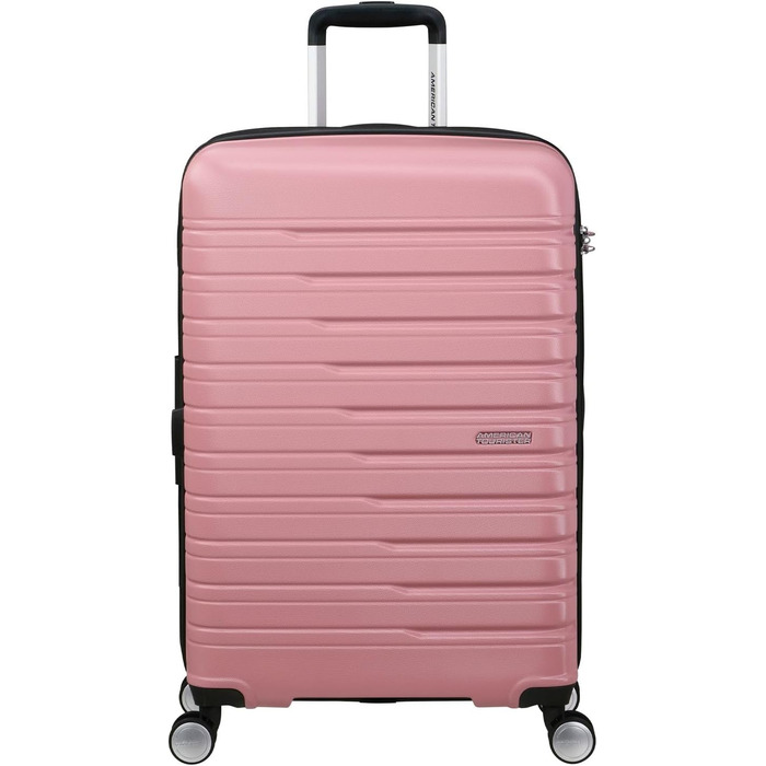 Чемодан American Tourister Flashline, 67 см, 69/75 л, чорний (Shadow Black) / ротаційний (Spinner M)