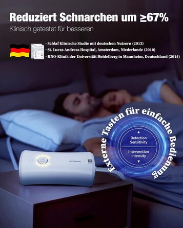 NITETRONIC Z6 Anti-Snoring Pillow, German Engineering for Peaceful Sleep – Real-Time Snoring Diagnosis, Intelligent App Monitoring, and Unrivaled Comfort for Restful Nights