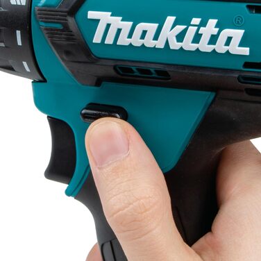 Акумуляторний дриль-шурупокрут Makita DF333DSAE 12V, 2.0Ah, 2 акумулятори + зарядний пристрій у транспортному кейсі, чорний/синій