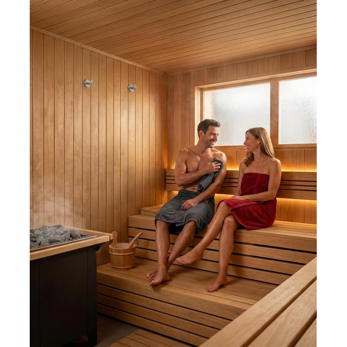Набір рушників Betz Premium 12 предметів, 100% бавовна, Oeko-TEX Standard 100, 470г/м², колір рубіново-червоний/графіт