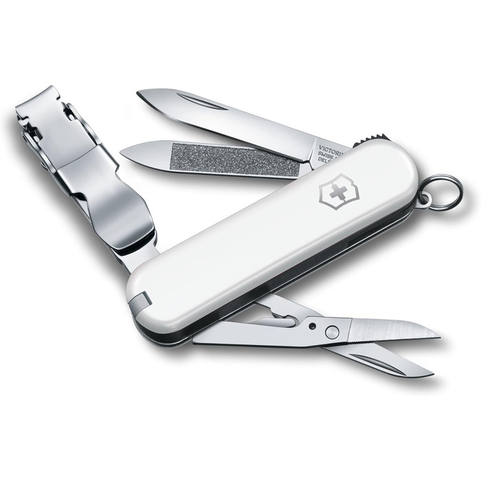 Мультитул Victorinox Nail Clip 580: манікюр, педикюр, 8 функцій, червоний