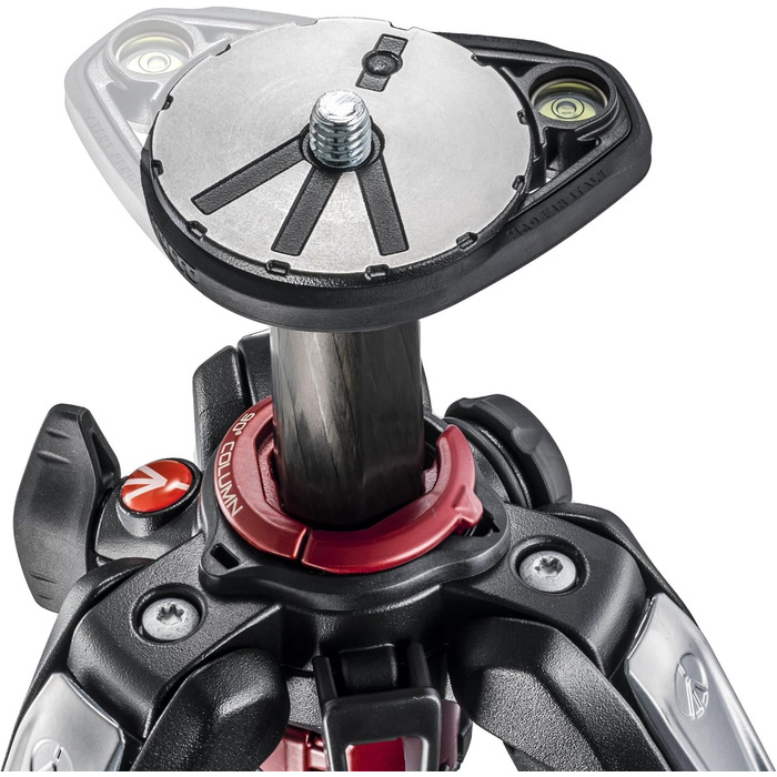 Штатив Manfrotto MT190CXPRO4 з вуглецевого волокна - 4-секційний для фото та відео, чорний/антрацит