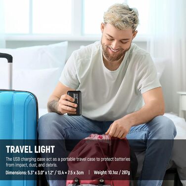 Запасний акумулятор NEEWER 2280mAh (2 шт.) з USB-зарядним пристроєм для Sony ZV-E10II, A9III, A7CII, ZV-E1, A7III, A7IV, FX3, FX30, A6700, A1, A7C, A7CR, A7RIV, A7RV, A7SIII, A9II (LP-E6)
