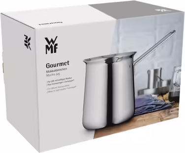 Турка для кави WMF Gourmet 680 мл, на 12 чашок, нержавіюча сталь, підходить для посудомийної машини