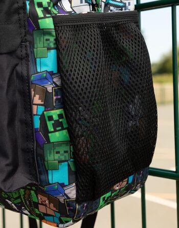 Рюкзак Minecraft для хлопчиків: ігровий рюкзак з принтом Creeper, Zombie, Skeleton, Enderman та Cave Spider | для школи, подорожей, геймінгу