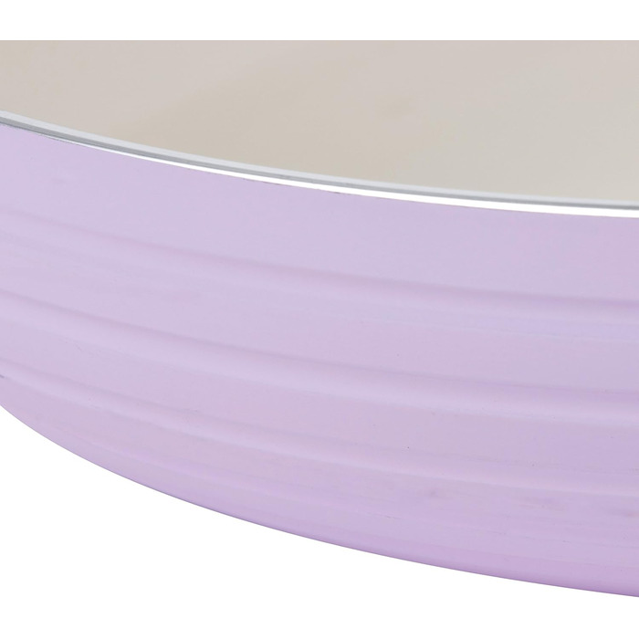 Swan 5-Piece Frying Pan Set, Retro Design, Aluminum, 29.5x47x18 cm (Rose)