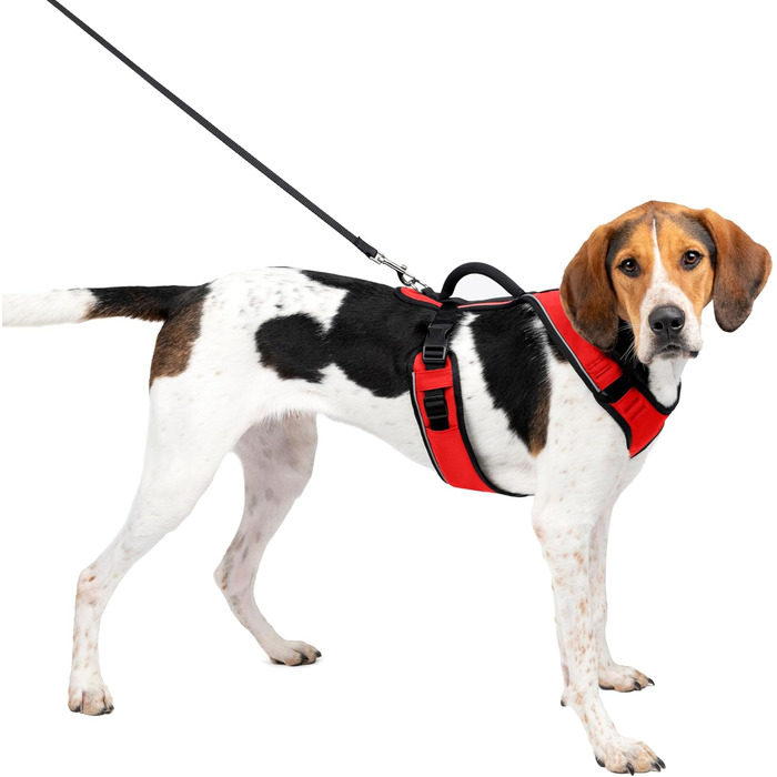 Шлейка для собак PetSafe EasySport, повністю з м'якою підкладкою, для собак 9-16,5 кг, розмір S, червона