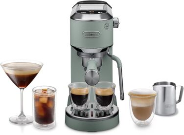 Еспресо-кавоварка De'Longhi Style EC 685.B Dedica 2025: компактна, з професійним капучинатором, для кави та ESE Pads