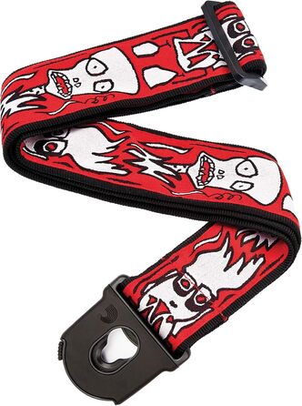 Ремінь для гітари D'Addario Planet Waves Joe Satriani Collection Silver Sketches, 1520mm x 50mm, Planet Schloss