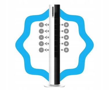 Колонний вентилятор Climative Pure Air Plasma TF-43ELWBP, білий