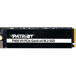 SSD Patriot P400 V4 1TB NVMe PCIe Gen 4x4 M.2 2280 - Швидкість до 6000 МБ/с (читання) / 5000 МБ/с (запис), сумісний з PS5