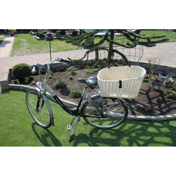 Корзина для велосипеда Marcus Hundefahrradkorb XXL для собак та котів з плетіння з лози та металевим ґратом