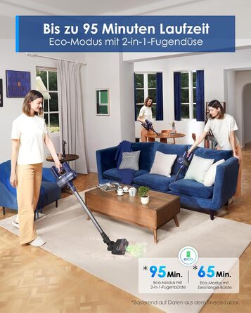 Бездротовий ручний пилосос Tineco Pure ONE S50: 150AW, до 65 хв роботи, LED, для твердих підлог