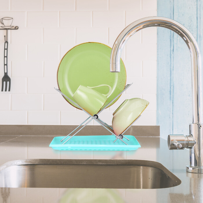 Relaxdays Dish Drainer with Catch Basin