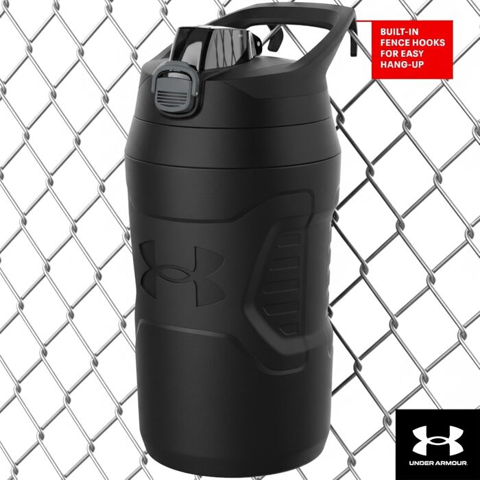 Пляшка спортивна термос Under Armour з ручкою, 907.2 г, чорна - для бейсболу, футболу та інших видів спорту, герметична