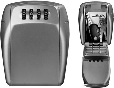 Сейф для ключів Master Lock з додатковою безпекою, настінний, для зовнішнього використання, 13.2 x 10.5 x 4.6 см