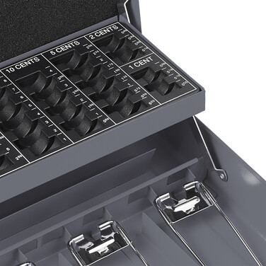 Relaxdays Cash Box Number Combination Euro