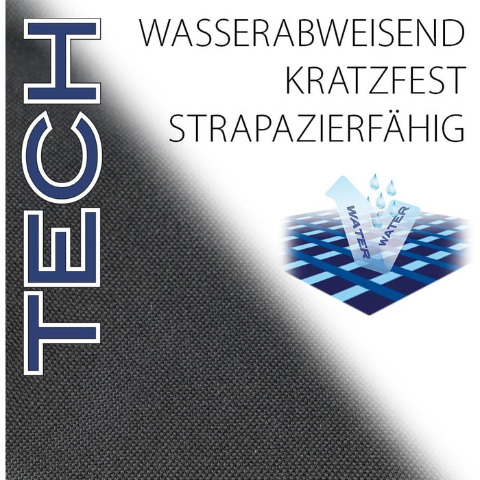 Ортопедичний лежак для собак Ferplast Polo - лежак для котів, миючий, знімний, чорний, 80 x 50 x 8 см