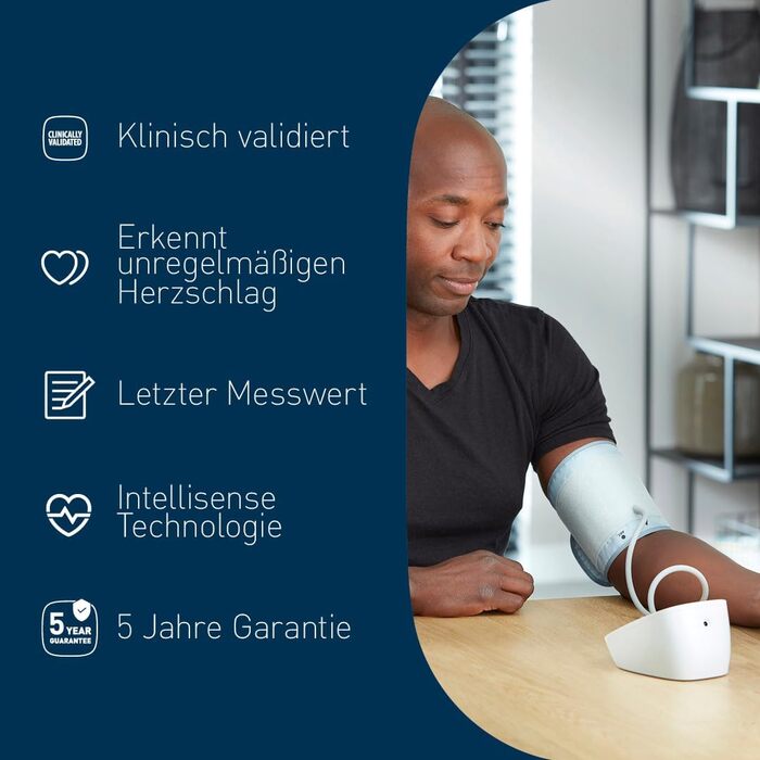 Тонометр OMRON X2 Smart+ з Bluetooth, клінічно перевірений, для вимірювання артеріального тиску, з безкоштовним додатком, універсальна манжета 22-42 см