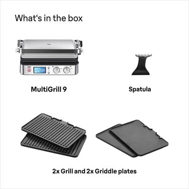 Електричний гриль Braun MultiGrill 7 CG7020: контактний гриль, барбекю та духовка 3-в-1, 2000W, велика поверхня (12 бургеров), для дому