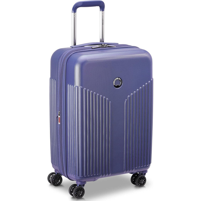 Чемодан DELSEY PARIS Comete 3.0, 20 дюймів, лавандовий, жорсткий, розширюваний, з колесами