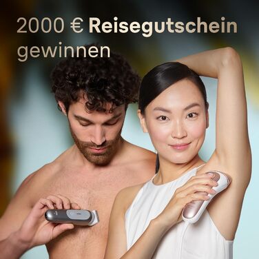 Триммер для бороди Braun Series 5 BT5525: професійний акумуляторний триммер з насадками, 40 налаштувань, водонепроникний, сірий