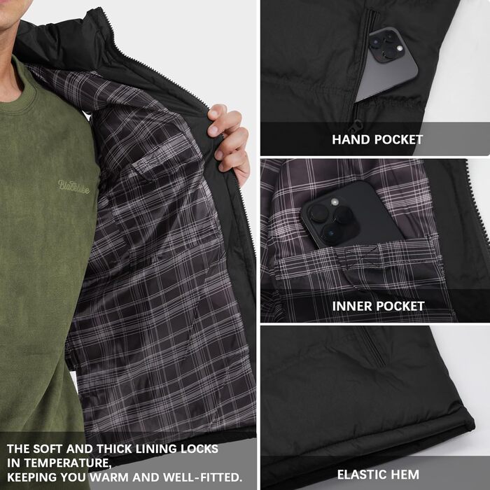 Чоловіча степкова жилетка, спортивна жилетка, чорна, розмір L