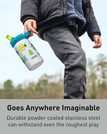 CAMELBAK Eddy+ Kids Sst Vacuum-Insulated Bottle 350ml 12Oz (Blumenkind-faultier (P))