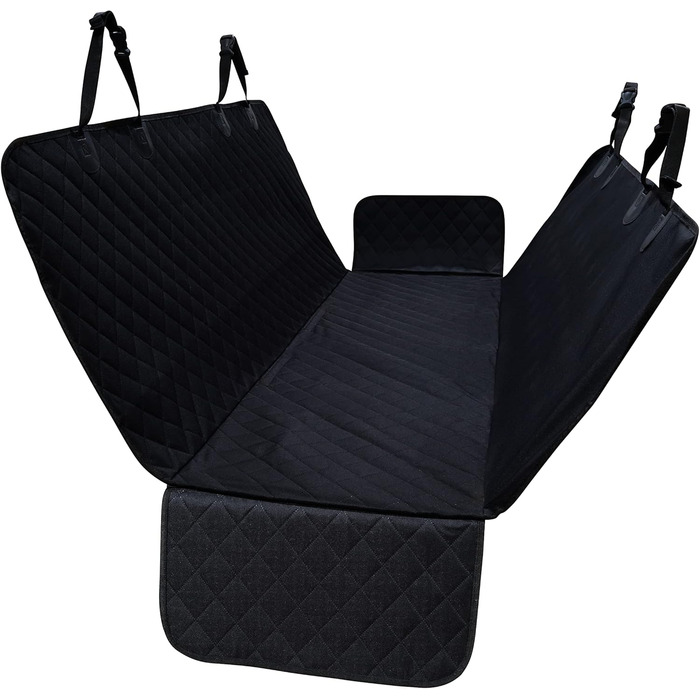 Захист для заднього сидіння автомобіля Baodan: килимок для собак, чорний, водовідштовхувальний, для універсальних авто та SUV