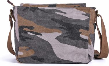 Сумка на плече Gootium з тенту – Месенджер Canvas Vintage для жінок та чоловіків (Camo)