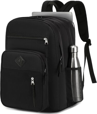 Чорний рюкзак для ноутбука 15.6