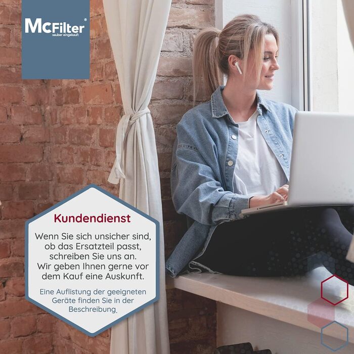 Набір фільтрів та насадок McFilter для пилососів Miele з діаметром труби 32/35 мм (12 шт.)