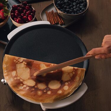 Електрична млинниця Cecotec Crepe Fun CrepeStone Twin 1200 Вт, антипригарна поверхня з екологічного каменю, реверсивна пластина для приготування млинців або 4 оладок