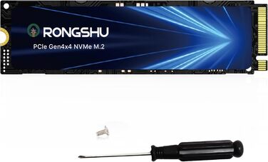 SSD 1TB NVMe PCIe 4.0 M.2 2280 для ігор та комп'ютера, швидкість до 7400 МБ/с, 3D NAND TLC, внутрішній накопичувач