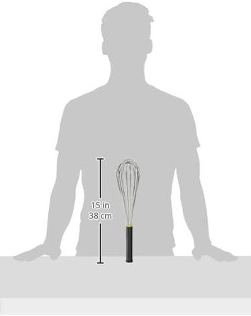 Вінчик кухонний Matfer Bourgeat з пластиковою ручкою, 16 дюймів (42.9 см)