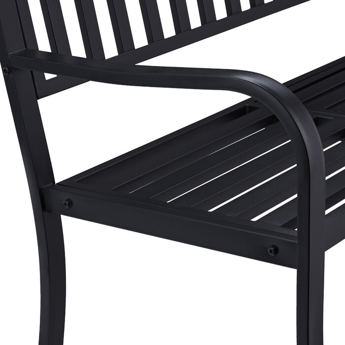 Relaxdays Garden Bench with Folding Table