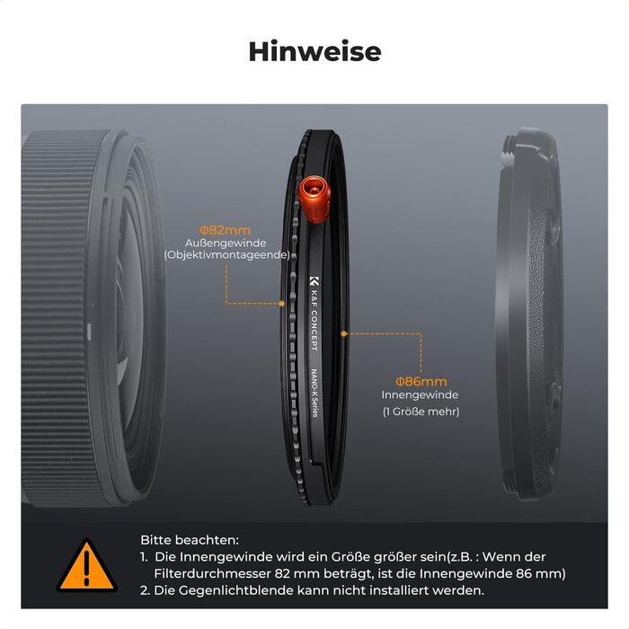 Фільтр K&F Concept 77mm 3-в-1: поляризаційний, ND2-ND32, Black Mist з 28-шаровим покриттям Nano-Klear