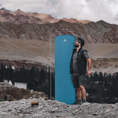 Outdoorer Isomatte Trek Bed 1 - самонадувна туристична килимок для кемпінгу, легка, компактна