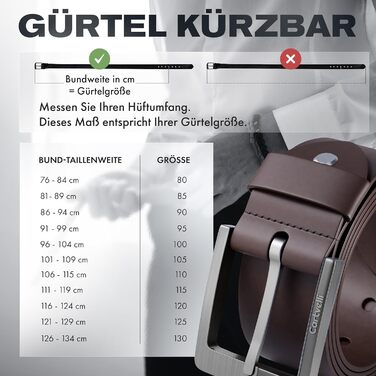 Чоловічий шкіряний ремінь преміум-якості, виготовлений у Німеччині, з подарунковою коробкою. Ремінь з натуральної шкіри, 40 мм, для джинсів, костюма, чинос, штанів. Колір: темно-коричневий. Загальна довжина: 115 см