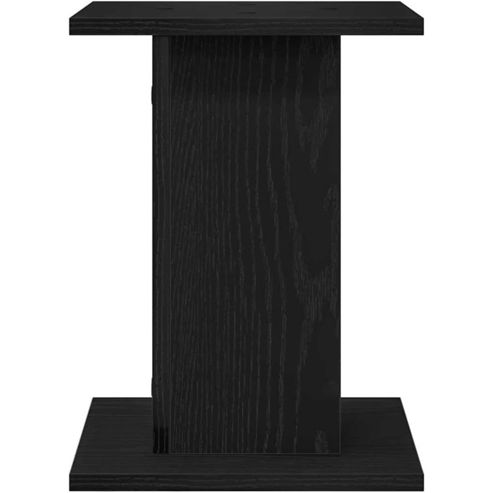 Підставка для акустики vidaXL, 2 шт., дерев'яна, чорна ельха, 30x30x40 см, для Hi-Fi, домашнього кінотеатру, покращений звук