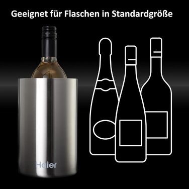 Охолоджувач для вина Haier Premium Collection - нержавіюча сталь, для дому та свят
