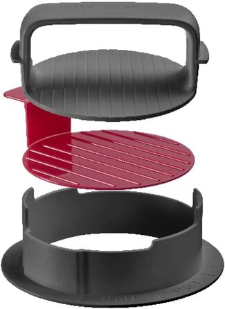 Прес для бургерів Westmark VARIO PLUS – прес для формування котлет, регульований розмір, ABS, Ø 11 см