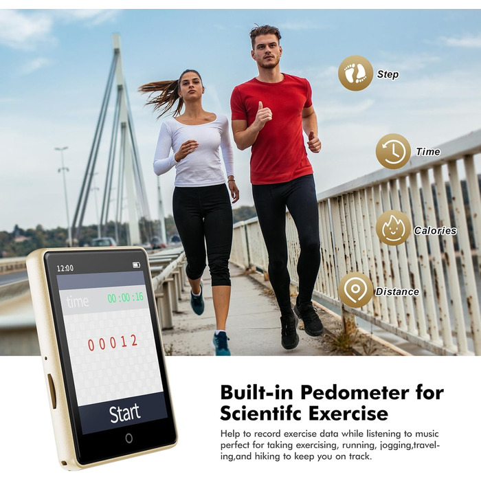 MP3 плеєр для дітей 64GB з Bluetooth 5.3, 2.8