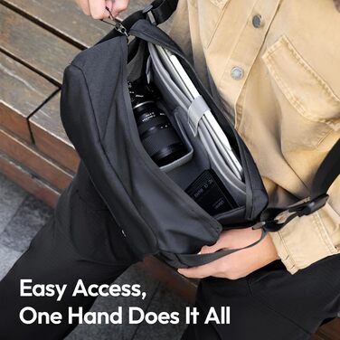 Сумка для камери ULANZI 9L: DSLR/SLR, Stativ, Diebstahlschutz, Sony, Canon, Fujifilm