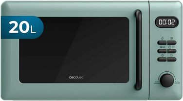 Мікрохвильова піч Cecotec Proclean 3010, 20 л, 700 Вт, зелена